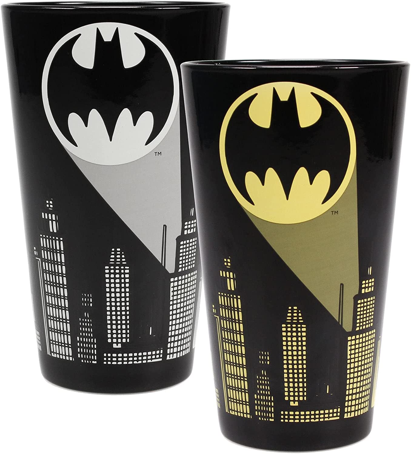 Batman Welcome to Gotham City Cold Change Glas | Magisches Farbwechselglas für Fans