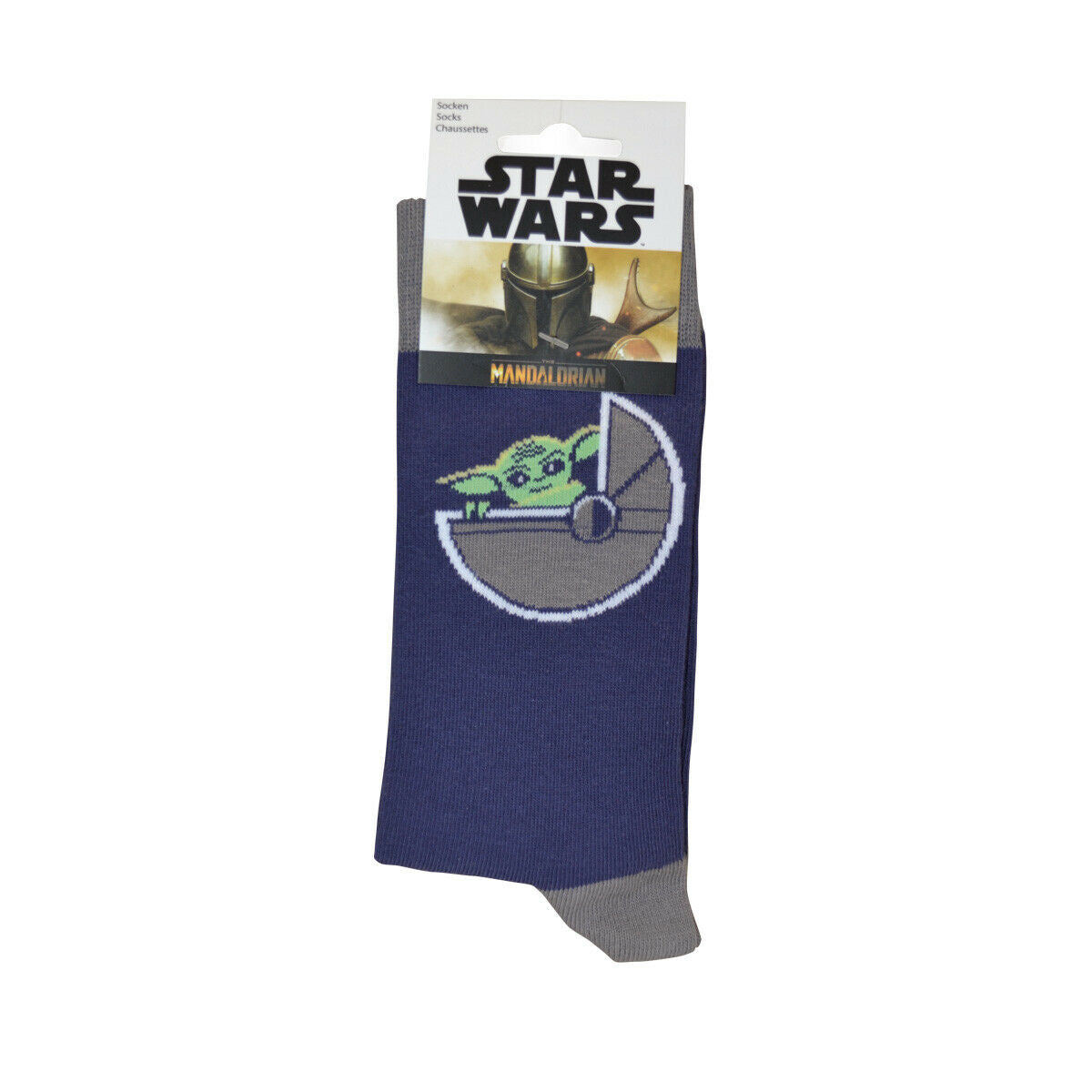 Star Wars Baby Yoda Socken Blau – Bequem und stilvoll für Fans