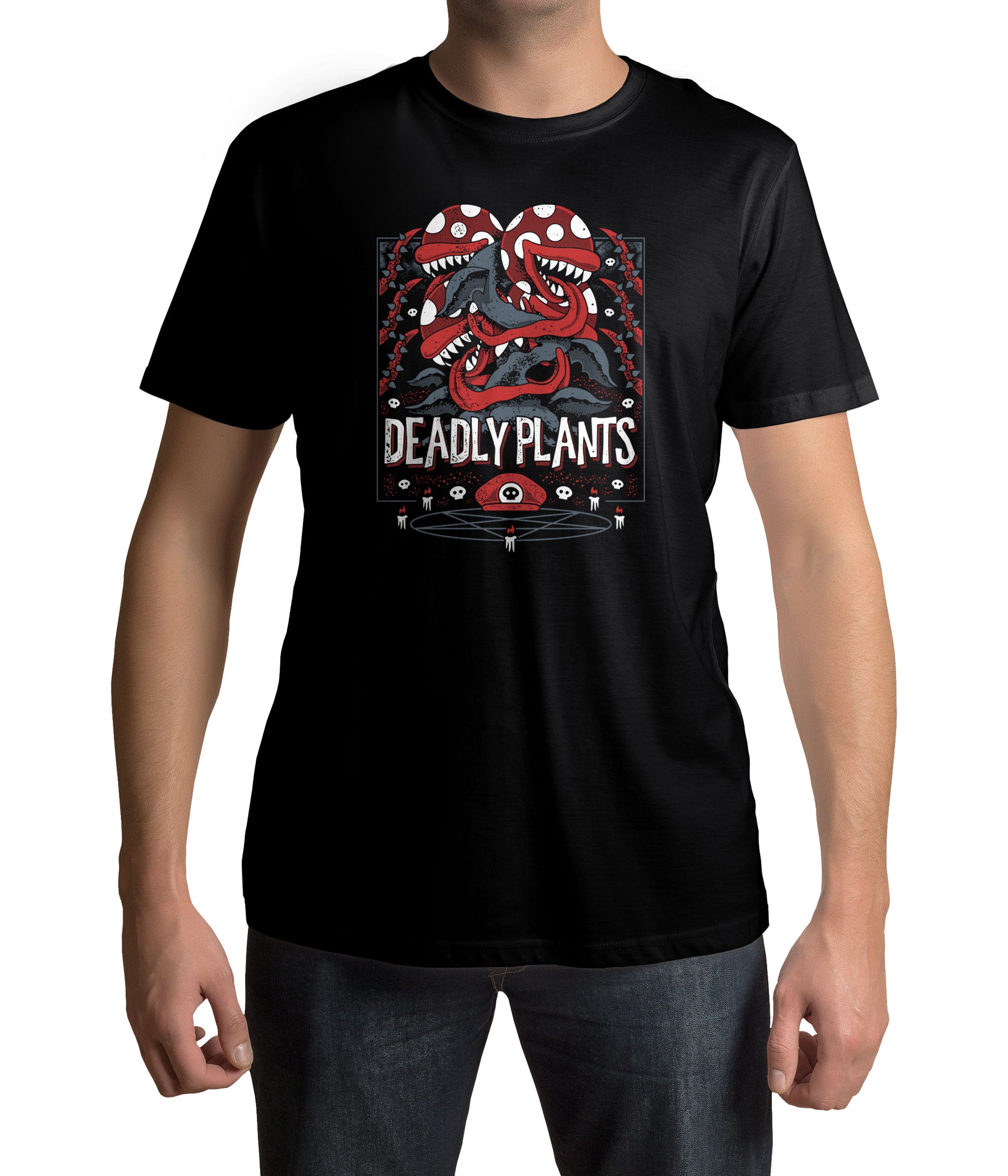 Piranha Pflanze Tshirt, Super Mario Nerd Shirt