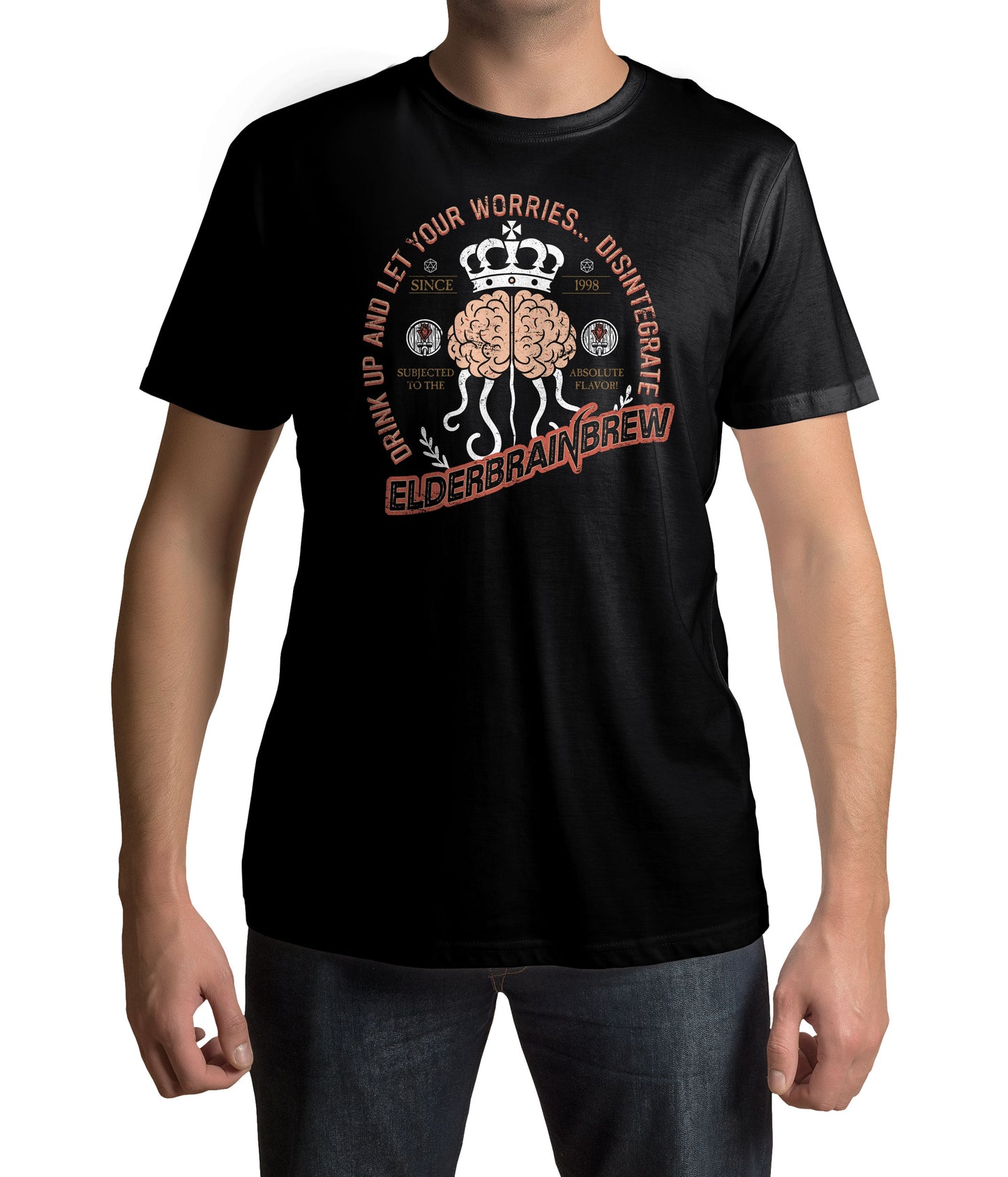 Lootchest T-Shirt, nerd Shirt, Elderbrain Brew, Baldurs Gate