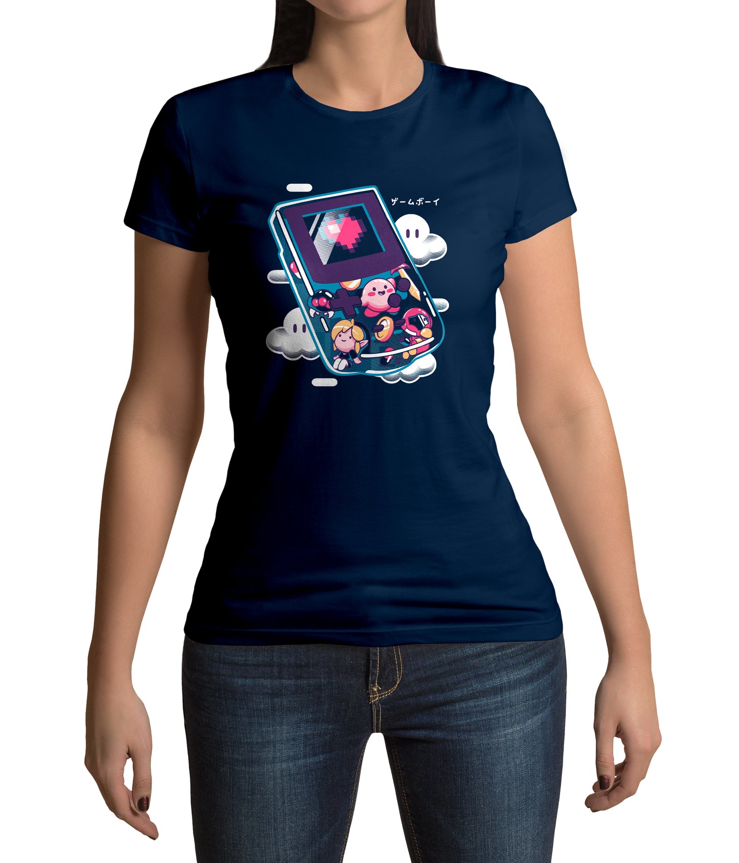 Gameboy T-Shirt, Zelda, Kirby, Super Mario, nerdshirt