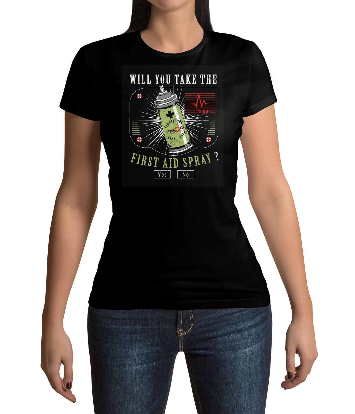 Lootchest T-Shirt, Nerd Shirt, Resident Evil, First Aid Spray