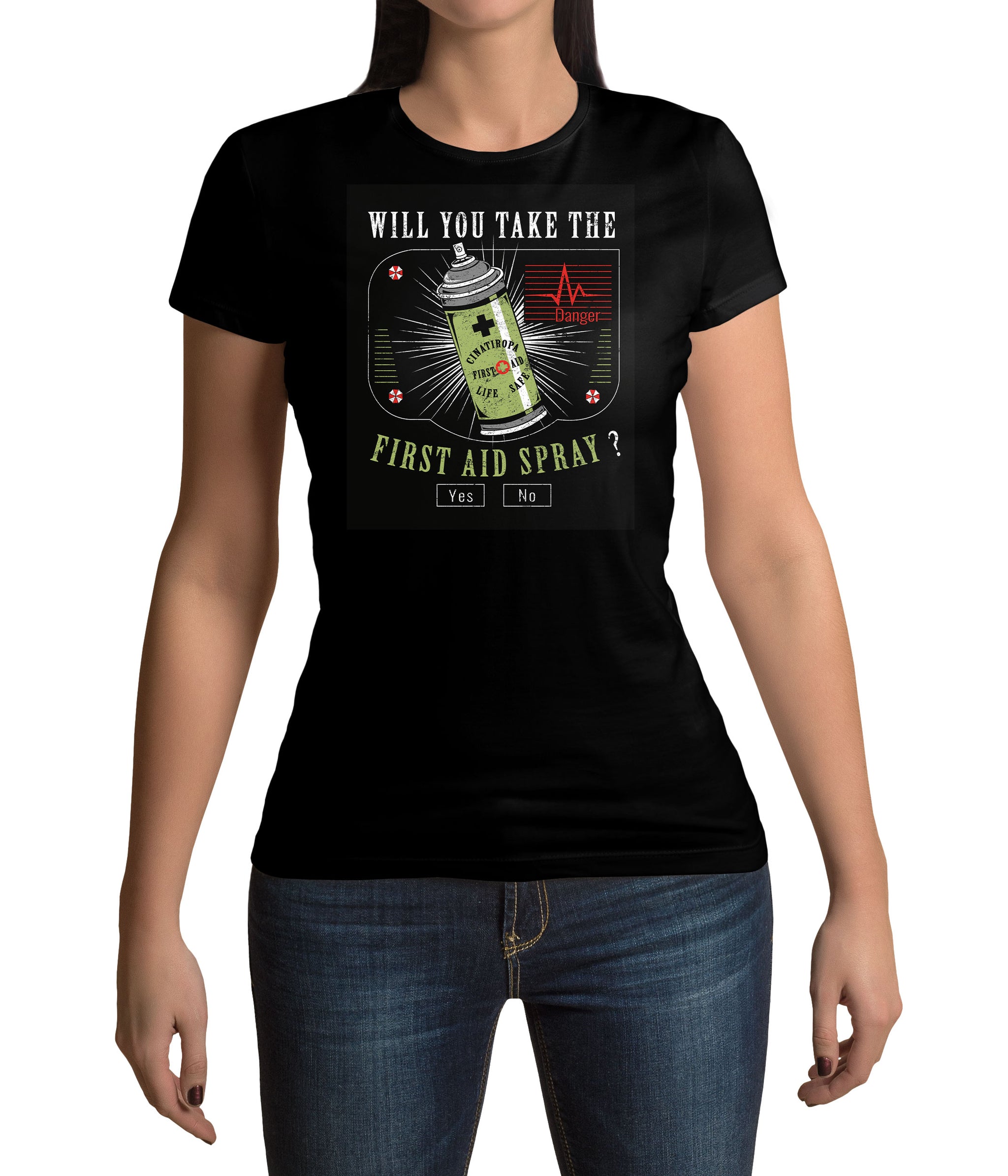 Lootchest T-Shirt, Nerd Shirt, Resident Evil, First Aid Spray