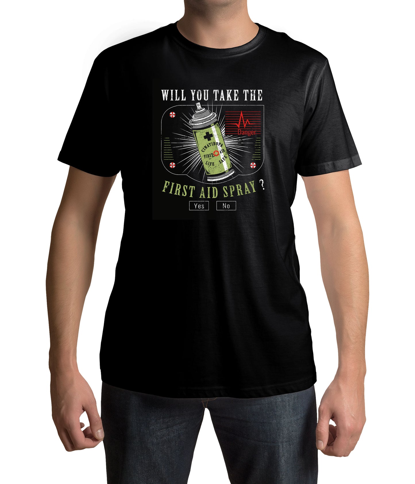 Lootchest T-Shirt, nerd Shirt, Resident Evil, First Aid Spray