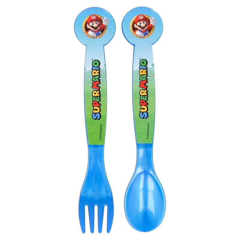 Super Mario - Besteckset - Gabel und Löffel