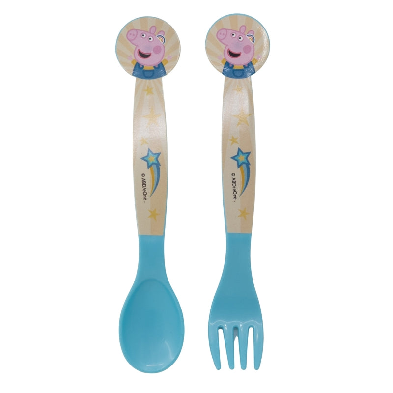 Peppa Pig - Besteckset - Gabel und Löffel