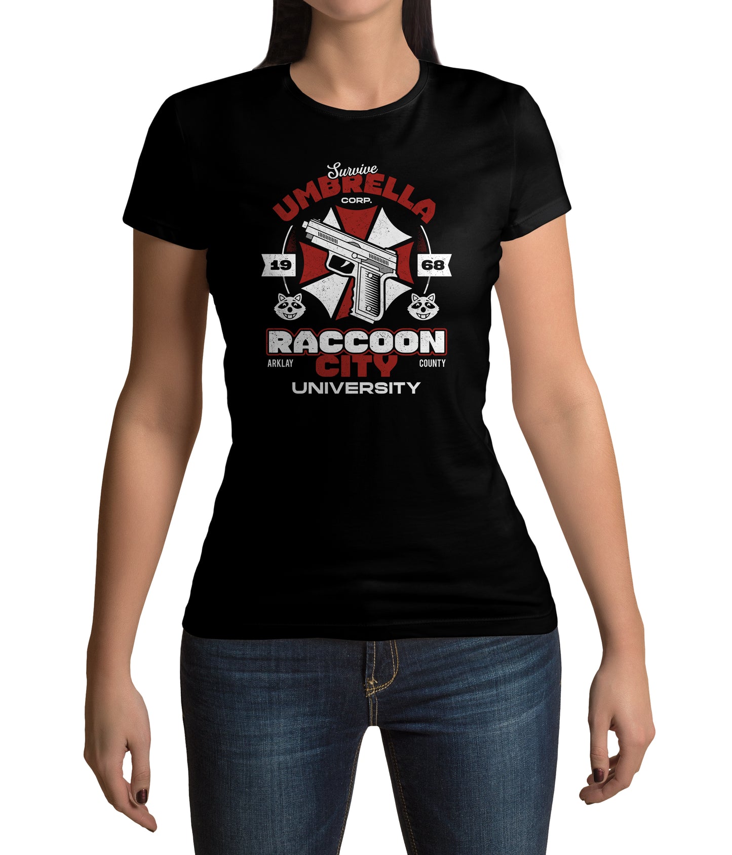 Resident Evil, Umbrella T-Shirt Racoon city Nerdshirt