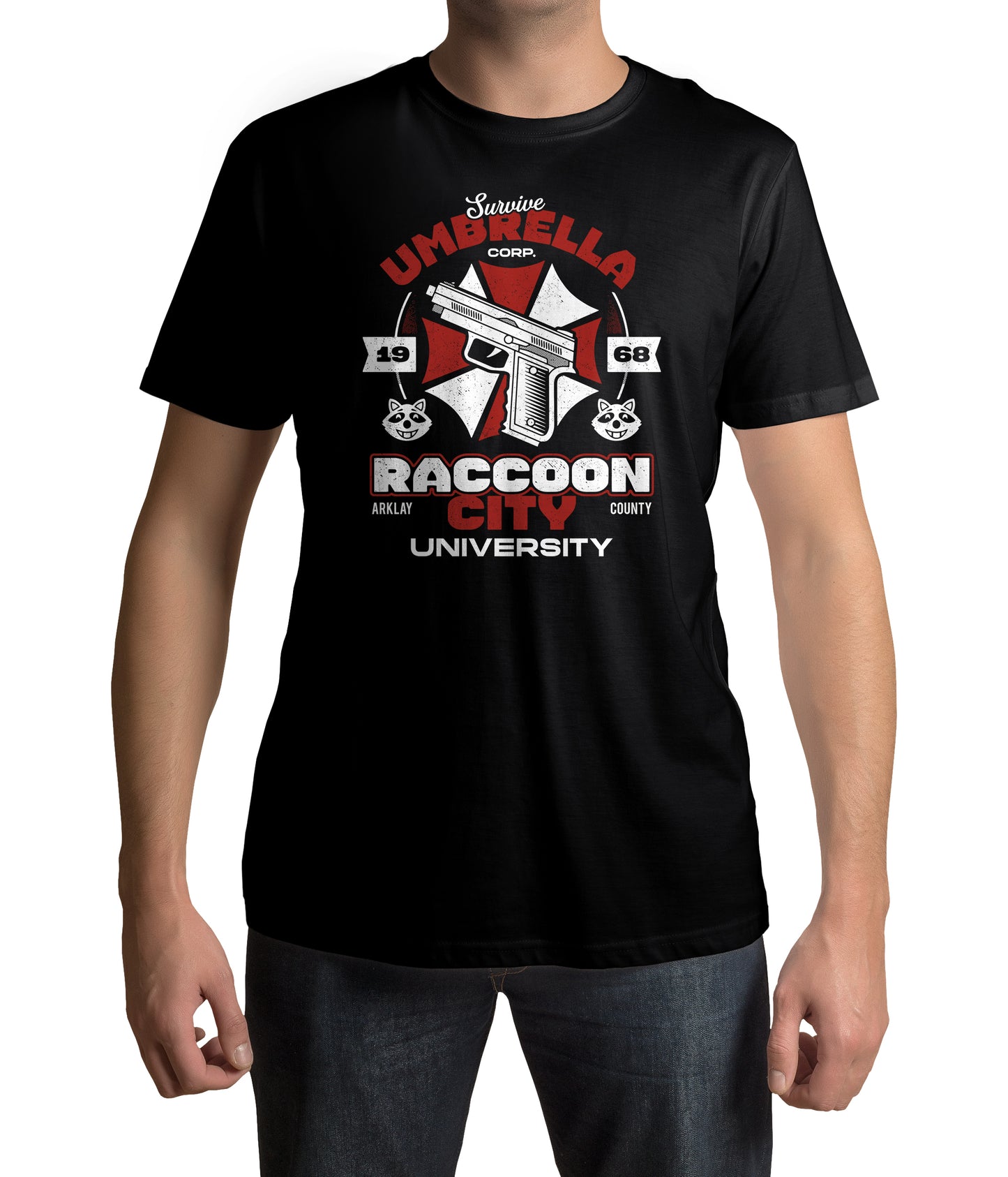 Resident Evil, Umbrella T-Shirt Racoon city Nerdshirt