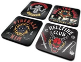 Stranger Things - Hellfire Club - Untersetzer Set