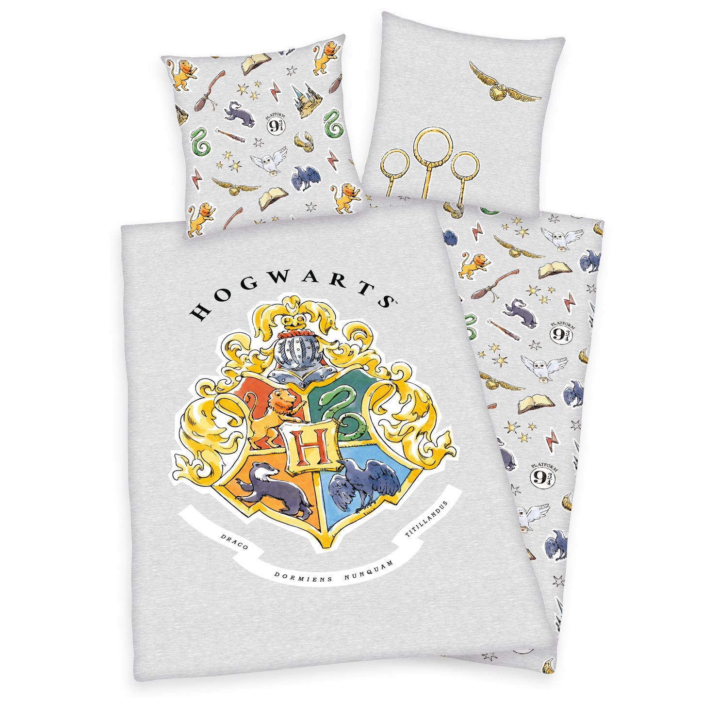 Harry Potter - Bettwäsche (Grau)