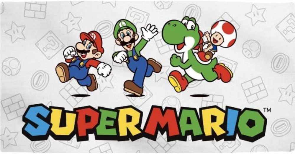 Super Mario - Mario Handtuch - Amazon Copy