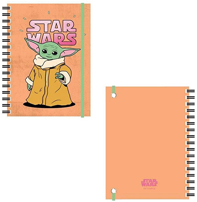 Star Wars - The Mandalorian Baby Yoda A5 Ring-Notizbuch