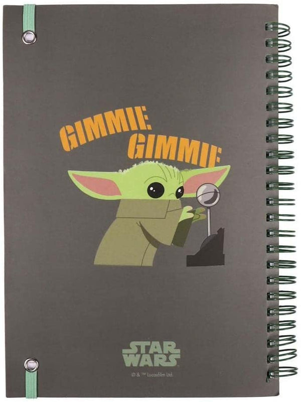 Star Wars - The Mandalorian Protect Sleep Snack A5 Ring-Notizbuch