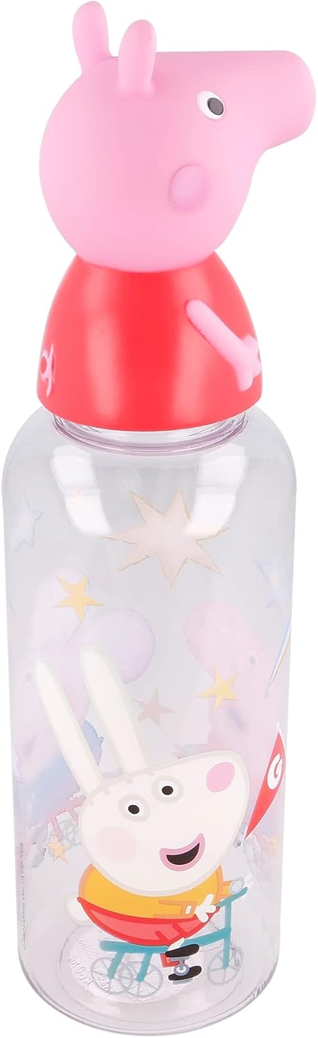 Peppa Pig - Trinkflasche mit 3D Figur