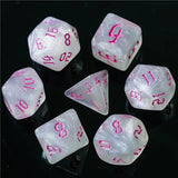 DND Würfelset „Glitter Dice“ – Polyeder Würfel für Dungeons & Dragons & RPG