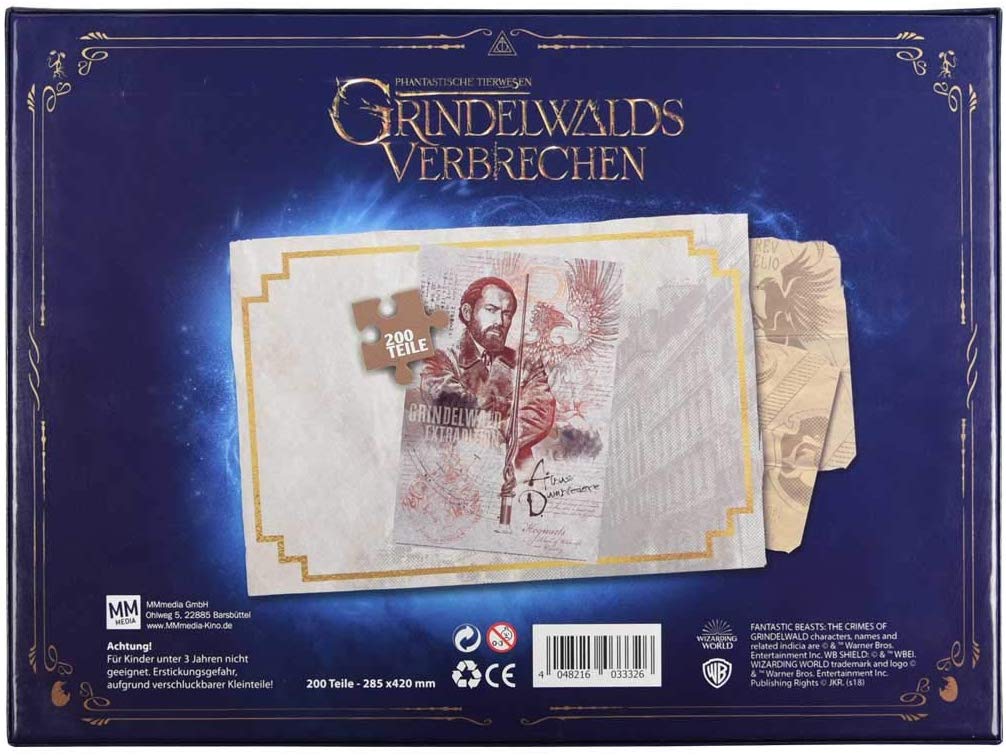 Phantastische Tierwesen - Grindelwalds Verbrechen Puzzle 200 Teile