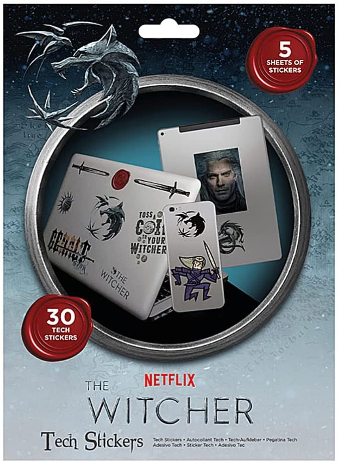The Witcher - Monster Hunter - Aufkleber Set