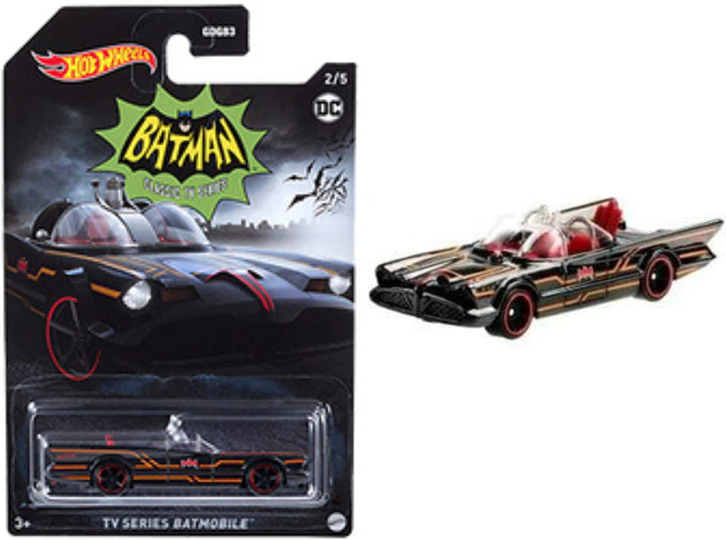 DC Universe - Hot Wheels Batman TV Series Batmobile