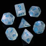 DND Würfelset „Glitter Dice“ – Polyeder Würfel für Dungeons & Dragons & RPG