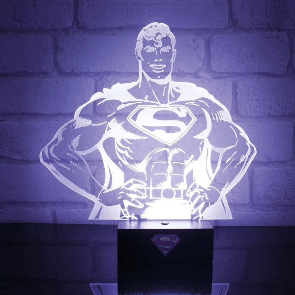 DC Universe - Superman - Holografisches 3D Licht Lampe