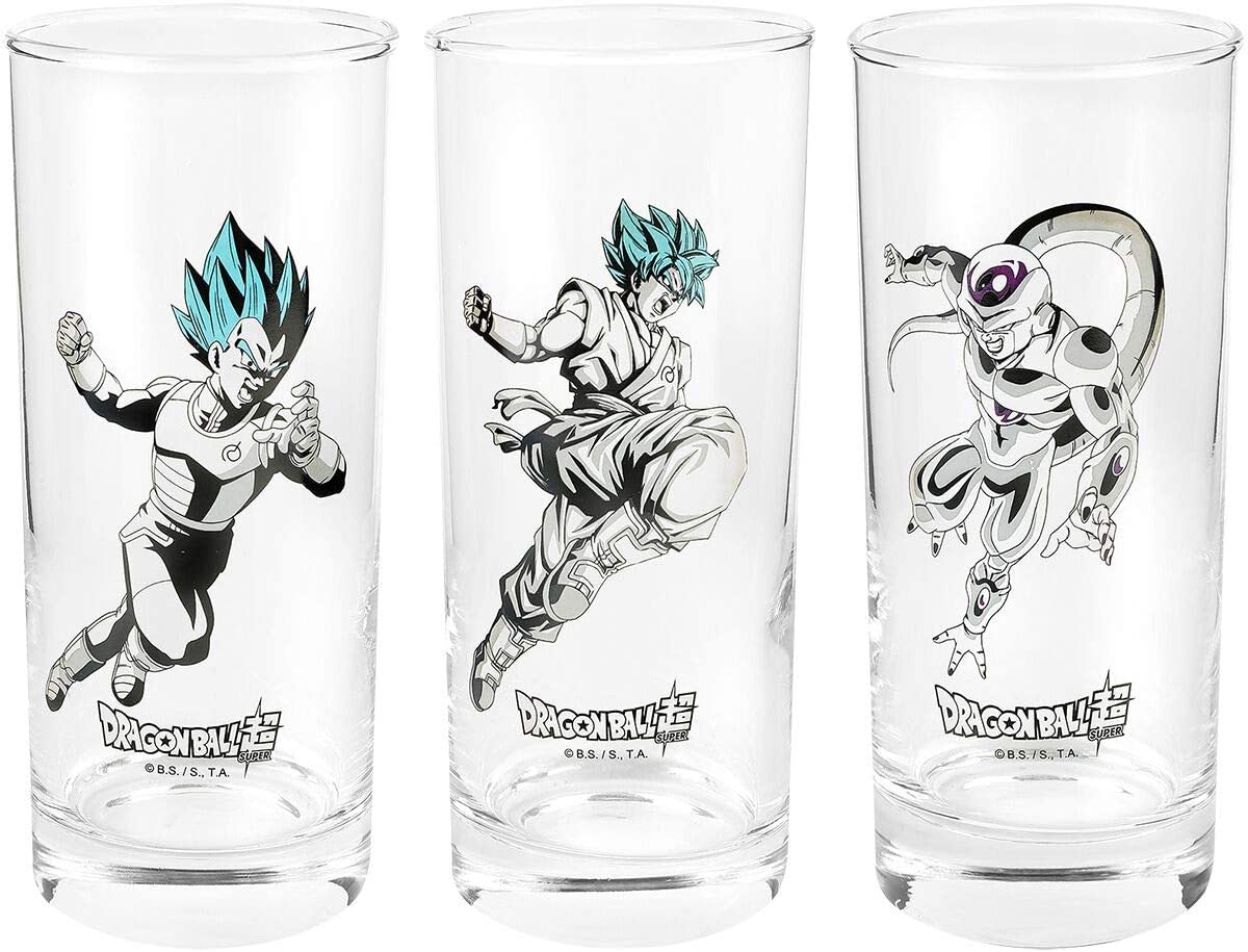 Dragon Ball Super - Goku and Vegeta - 3 Gläser Set
