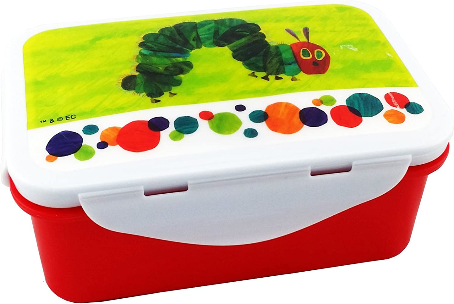 Die kleine Raupe Nimmersatt - rote Brotdose