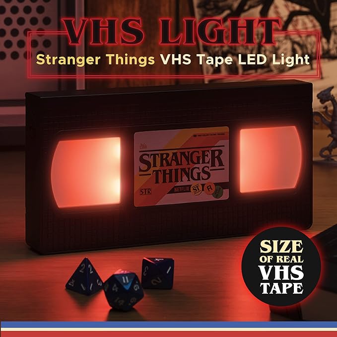 Stranger Things LED VHS Tape Lampe