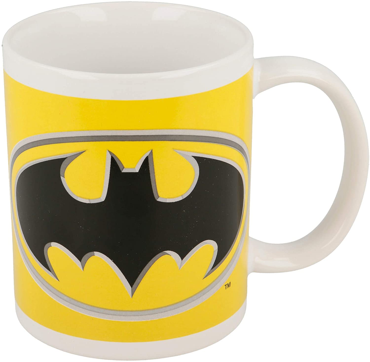DC Universe - Gelbe Batman Logo Tasse