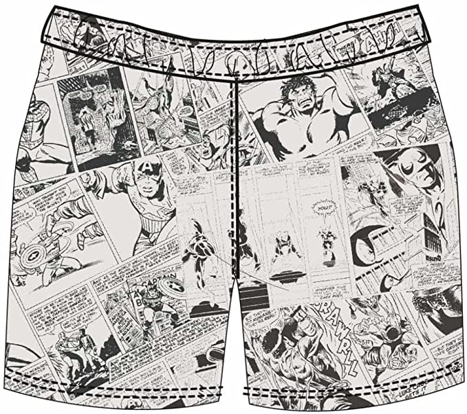 Marvel - Comic Muster Badehose