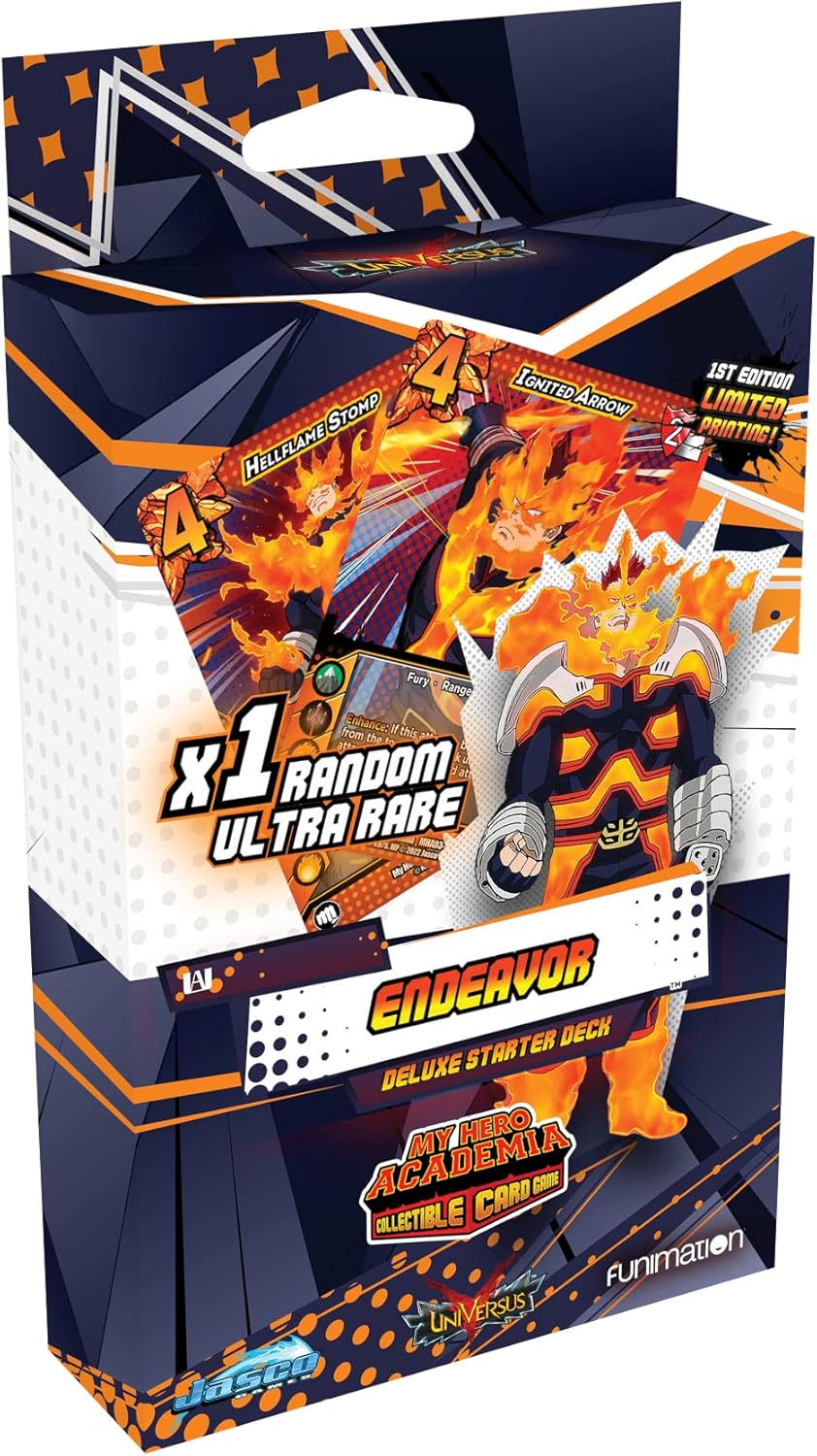 My Hero Academia - Collectible Card Game - Series 3 - Endeavor Derluxe Starter Pack