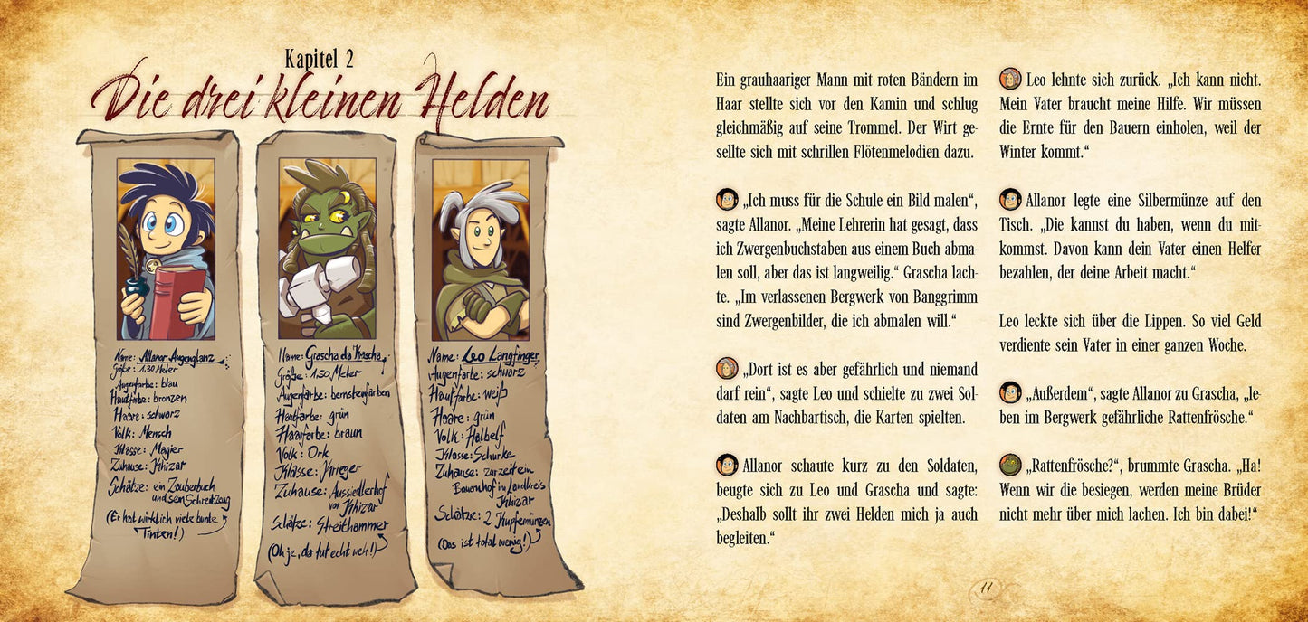 Drachenschmalz (Die Chroniken der drei kleinen Helden, Chronik 1)