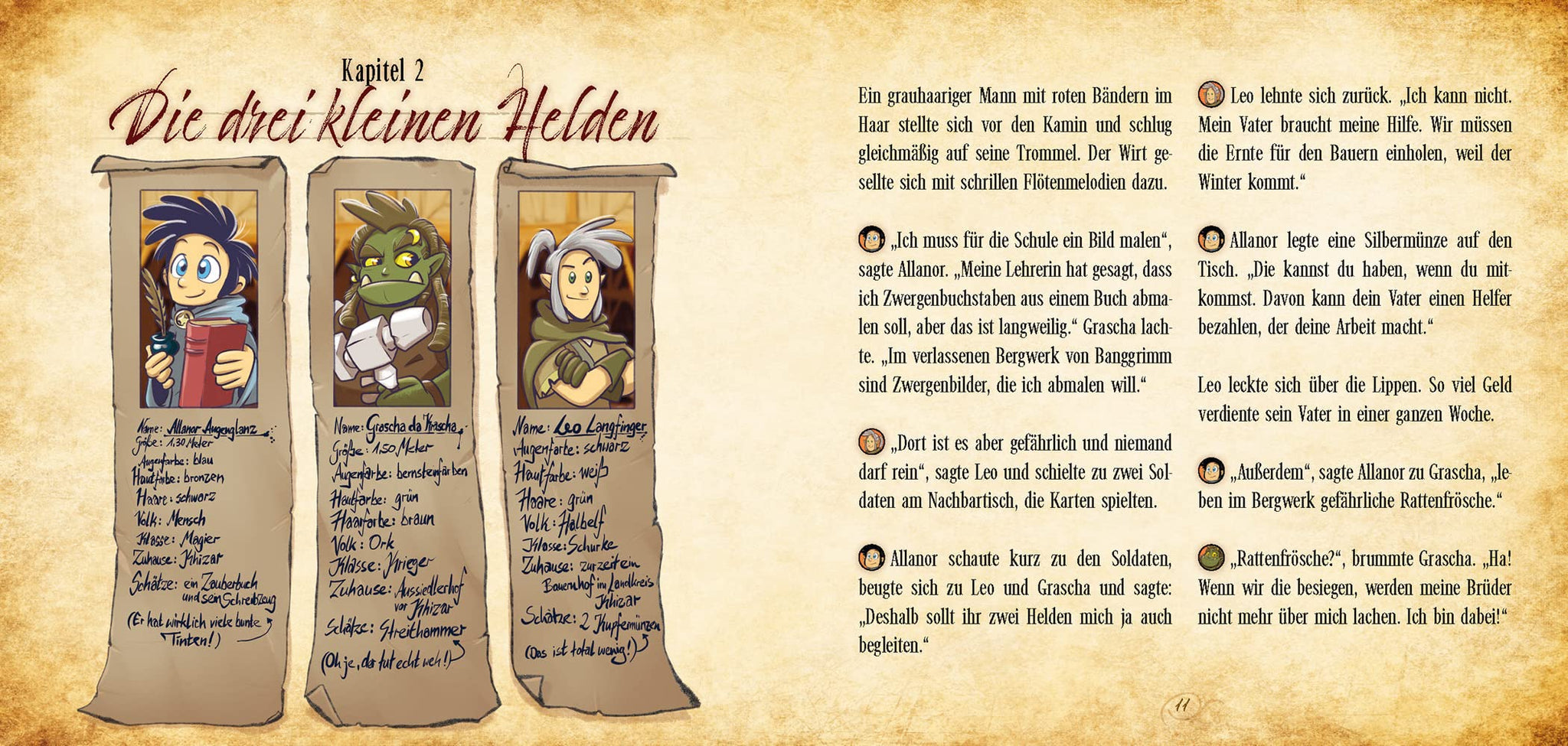 Drachenschmalz (Die Chroniken der drei kleinen Helden, Chronik 1)