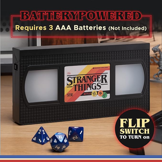 Stranger Things - VHS LED Lampe