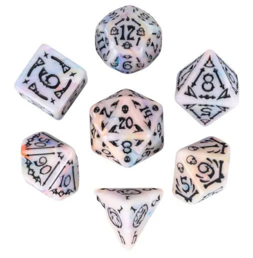 DND Würfelset"Acryl Bunt" - Würfel für Dungeons & Dragons Halloween