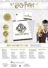 Harry Potter - Hogwarts - Bettwäsche mit Golddruck