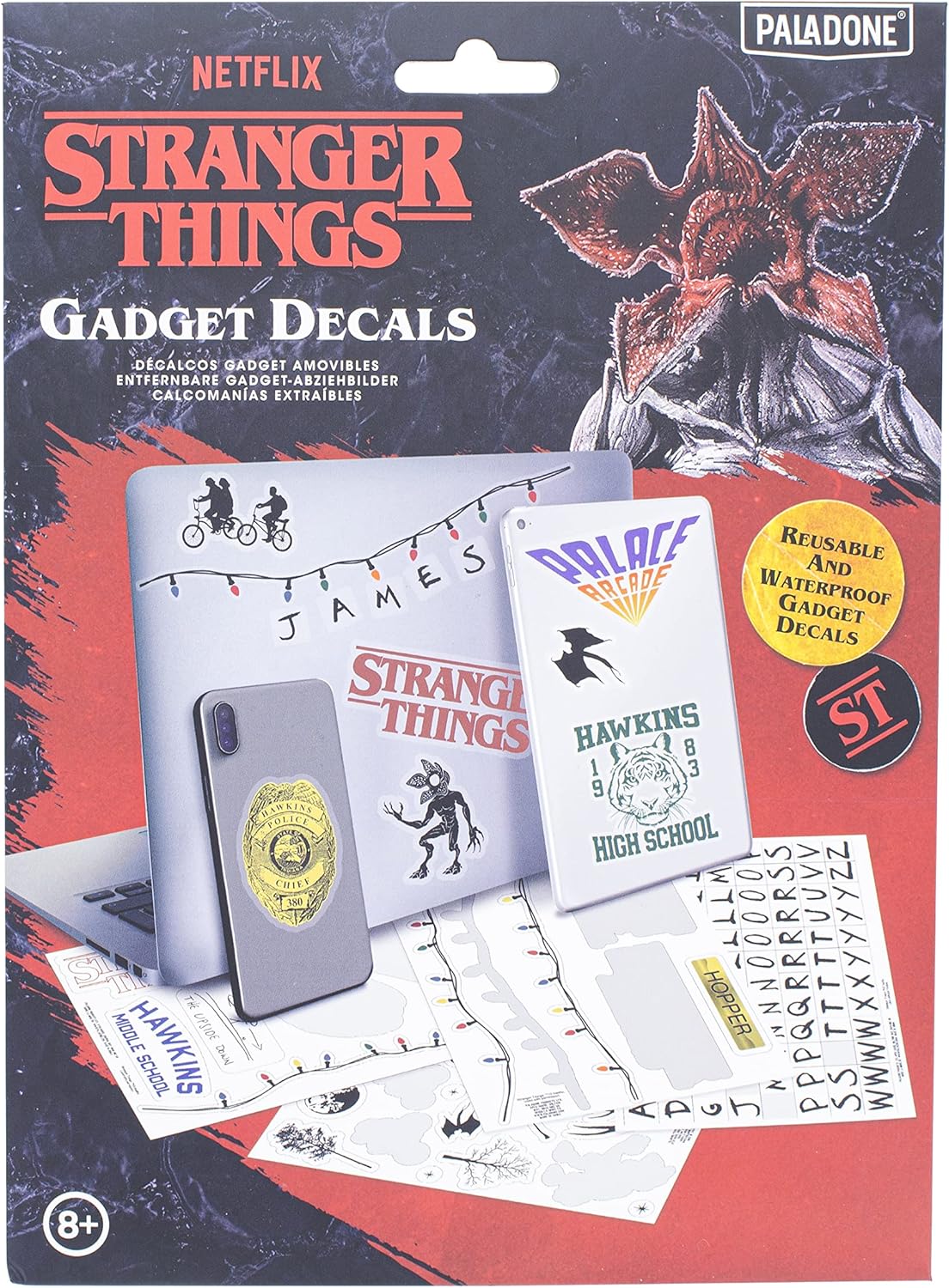 Stranger Things - Gadget Aufkleber Set