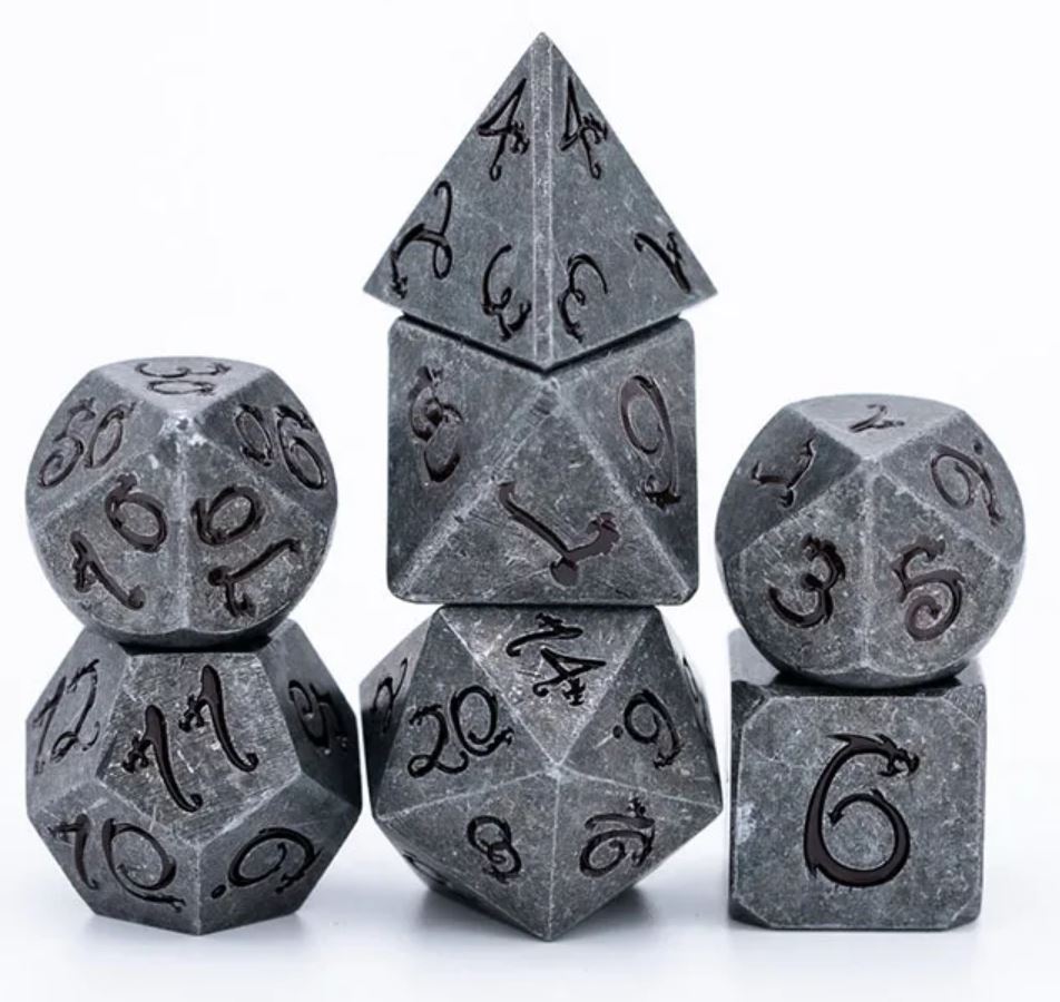 Pen and Paper - Metall Würfel Set - Drachenserie