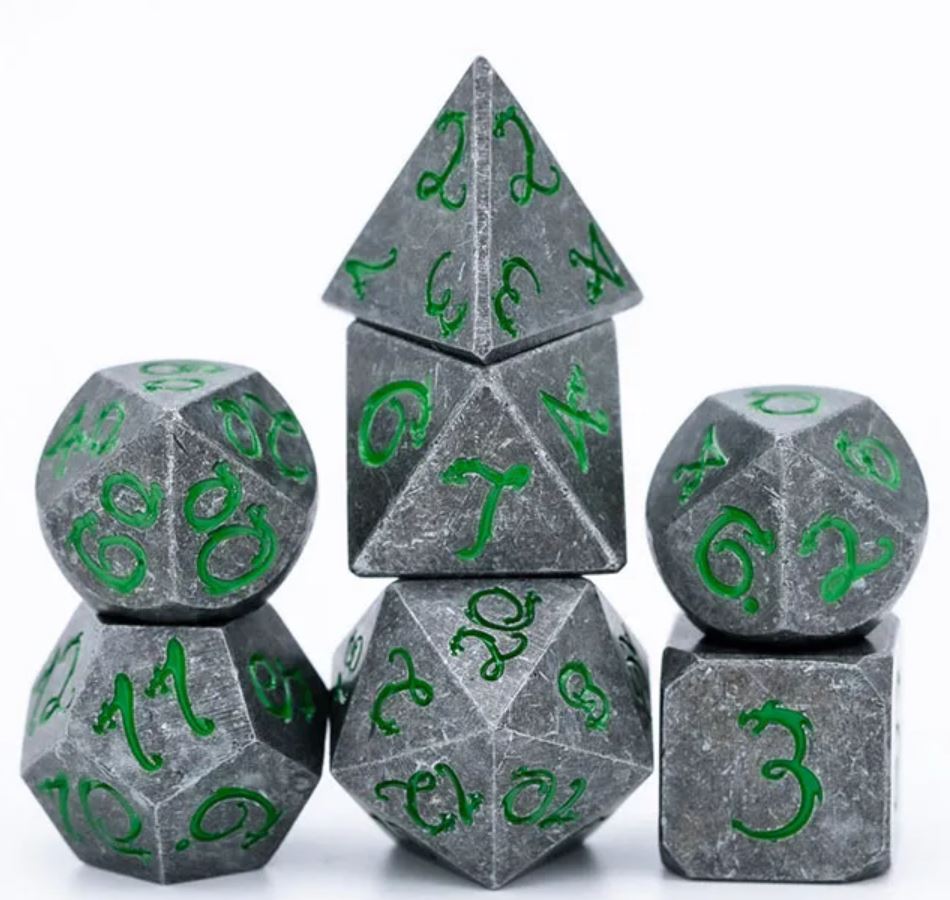 Pen and Paper - Metall Würfel Set - Drachenserie