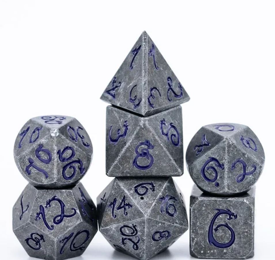 Pen and Paper - Metall Würfel Set - Drachenserie
