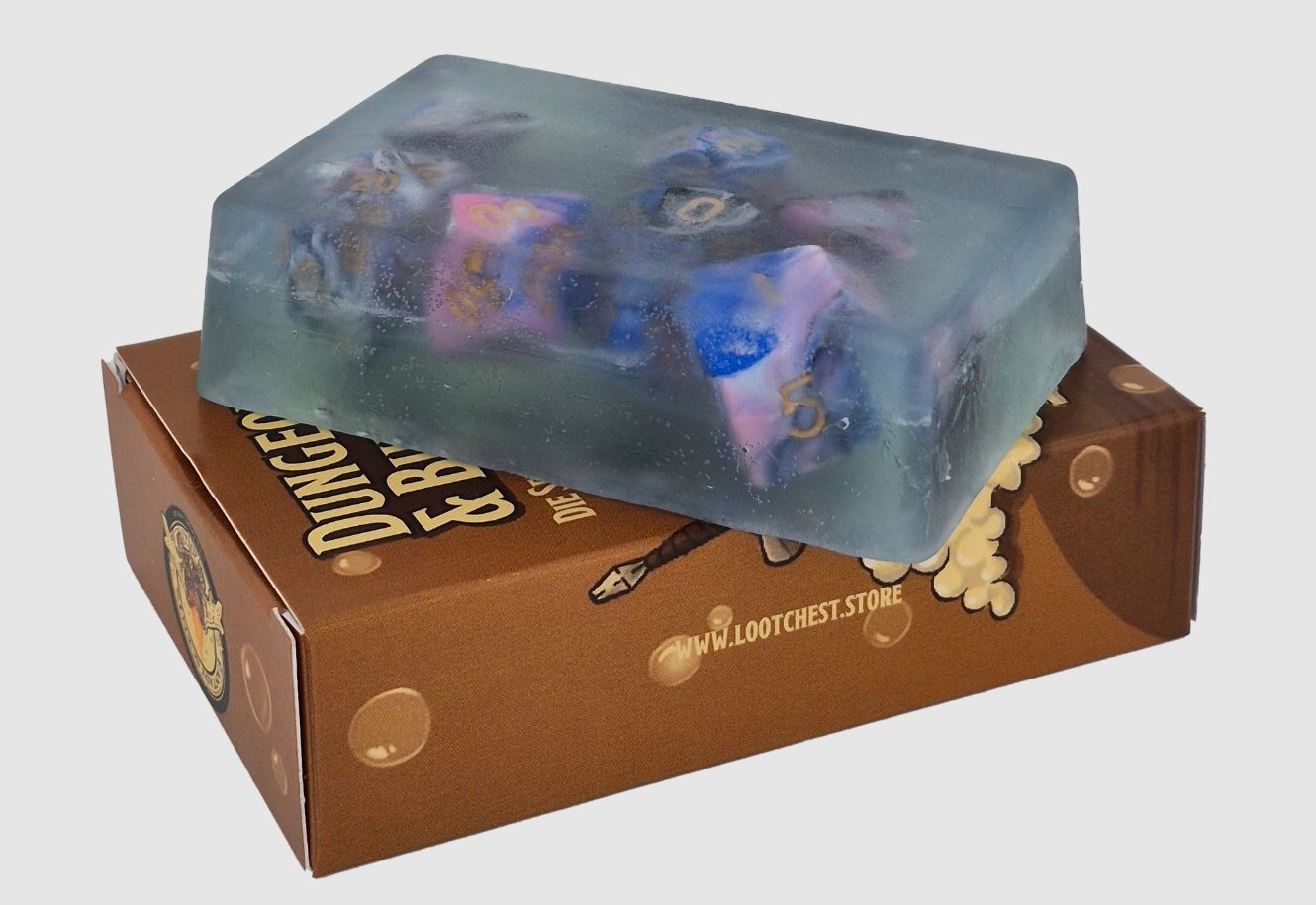 Dungeons and Bubbles Seife mit Würfelset - Fantasy Scents