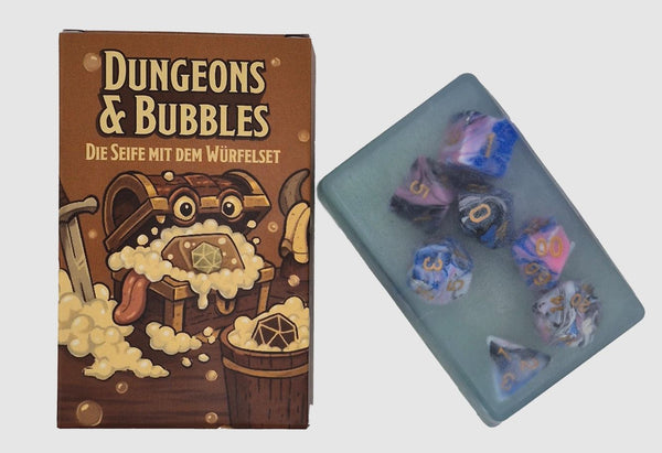 Dungeons and Bubbles Seife mit Würfelset - Fantasy Scents