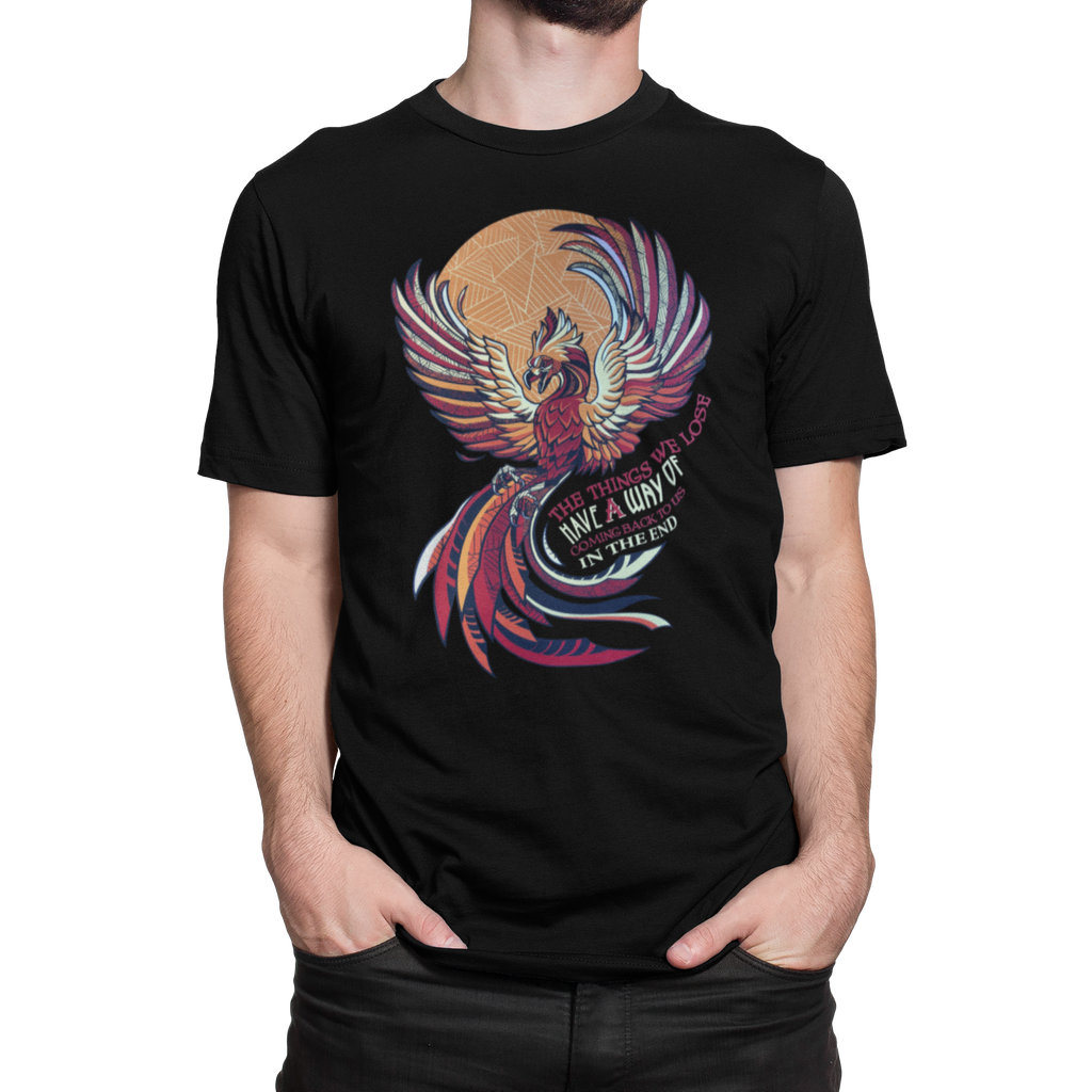 Harry Potter - Phönix T-Shirt (schwarz) Größe XL