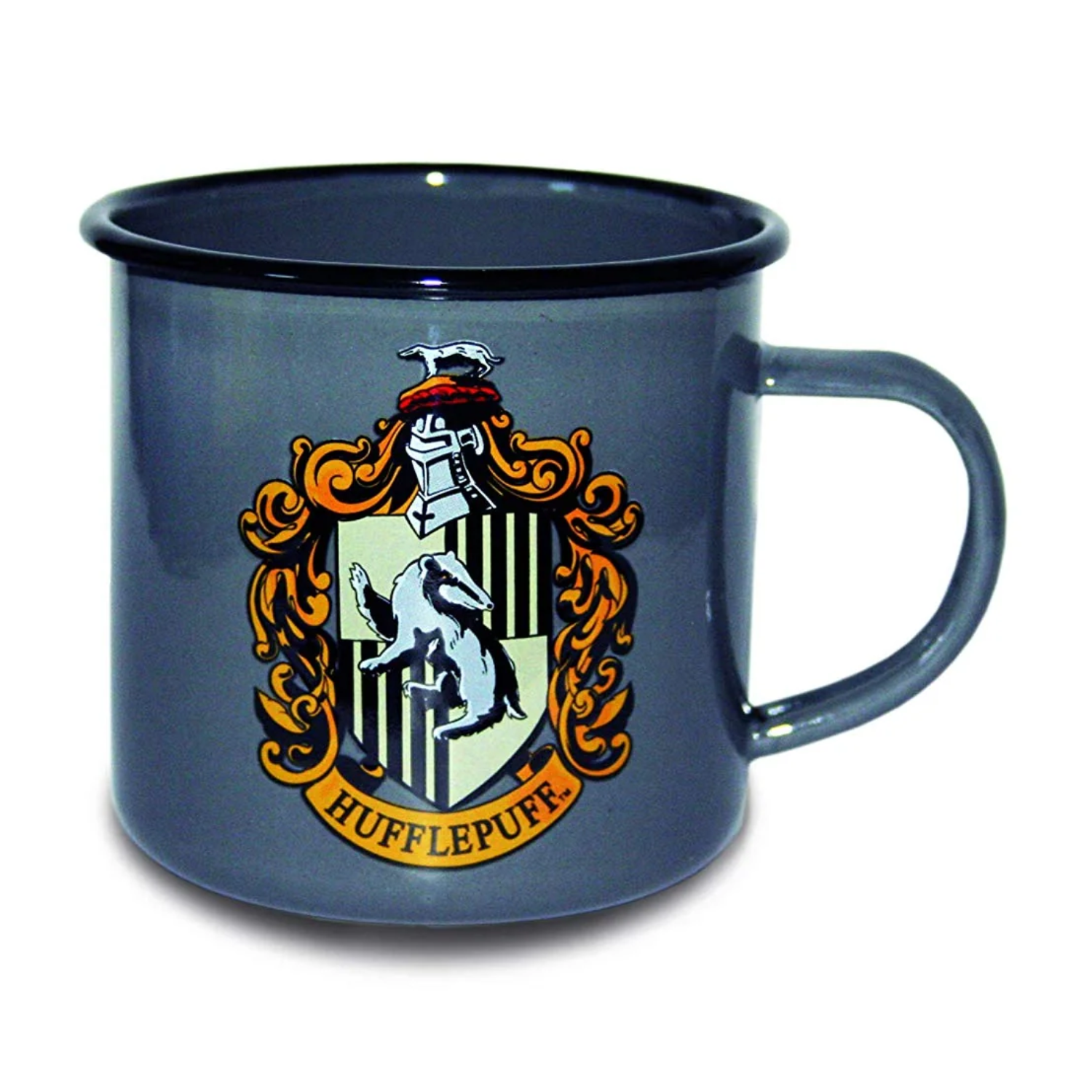 Harry Potter - Emaille Tasse - Hufflepuff Logo