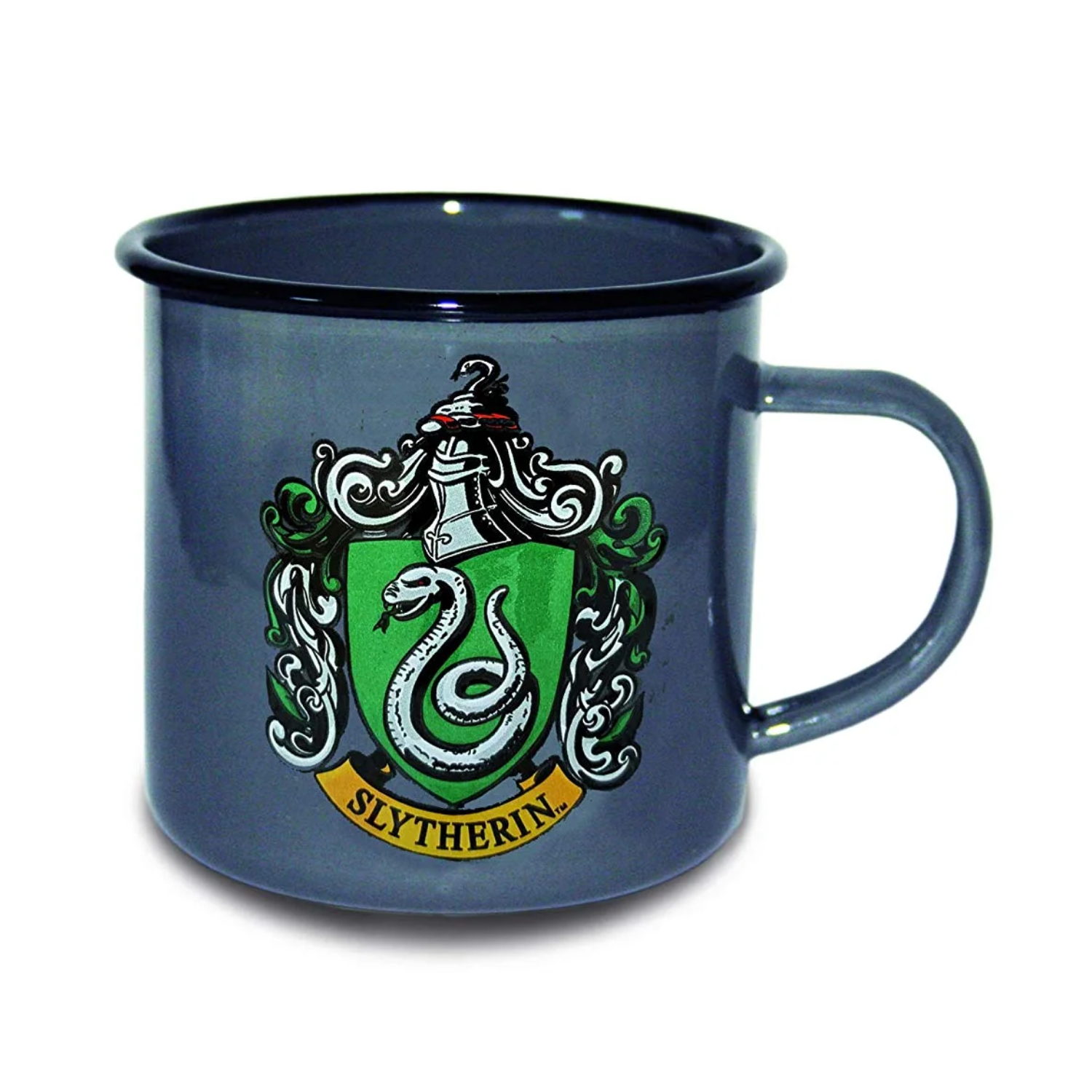 Harry Potter - Emaille Tasse - Slytherin Logo