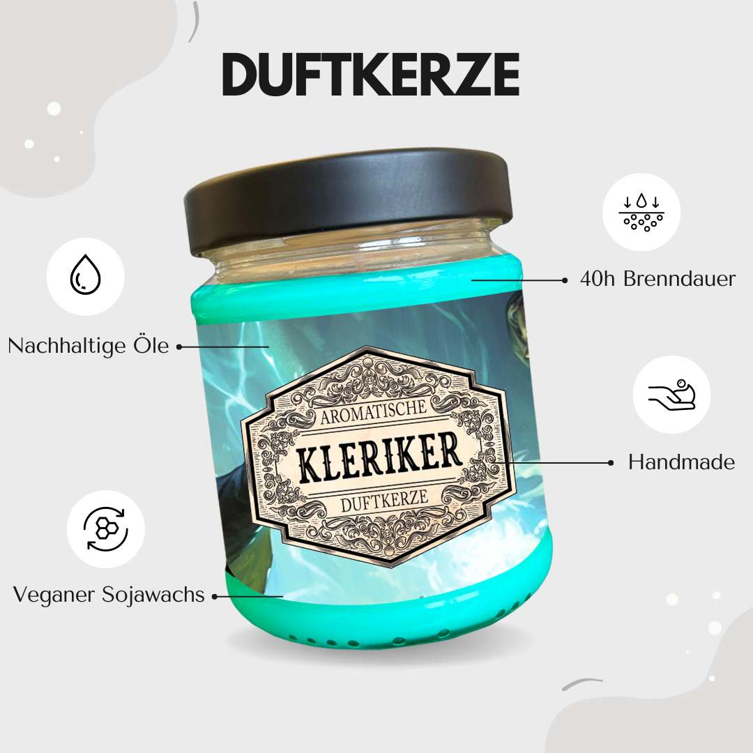 Duftkerze Kleriker mit Überraschungswürfel