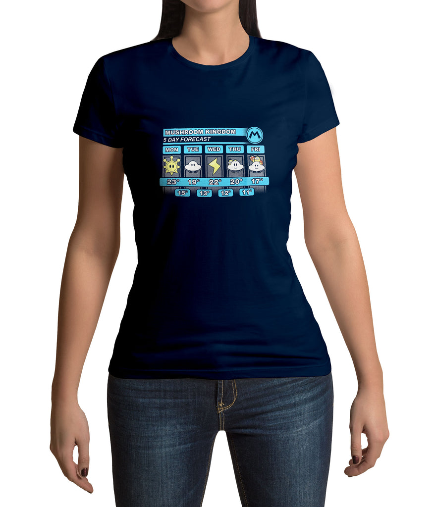 lootchest T-Shirt - Mushroom Kingdom Weather Report