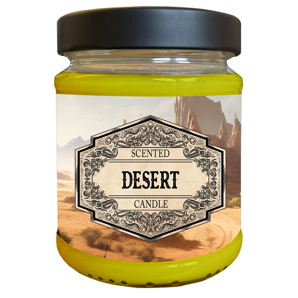 Scented Candle - Desert with surprise dice