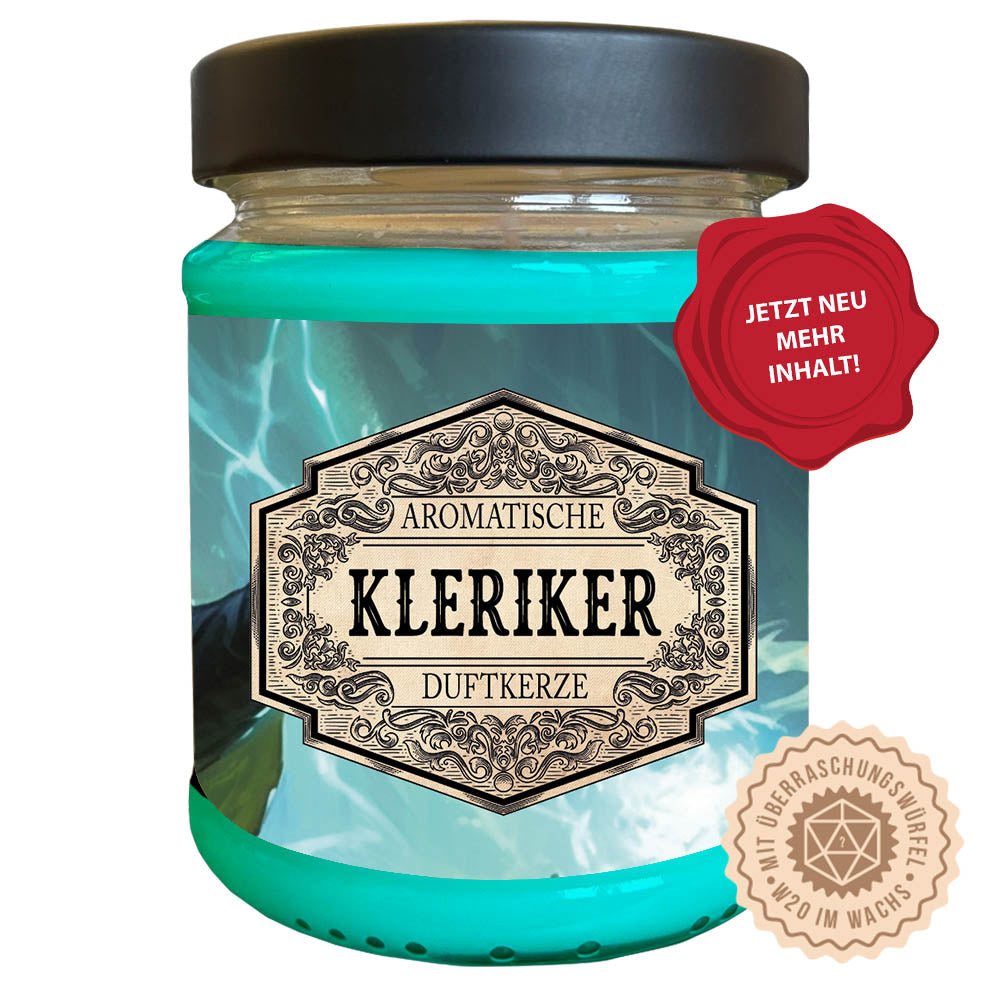 Duftkerze Kleriker mit Überraschungswürfel