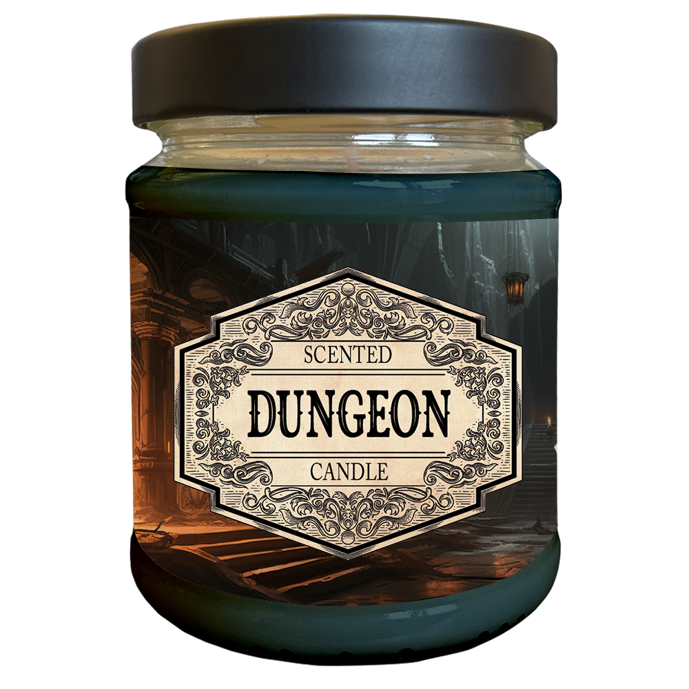 Scented Candle - Dungeon with surprise dice