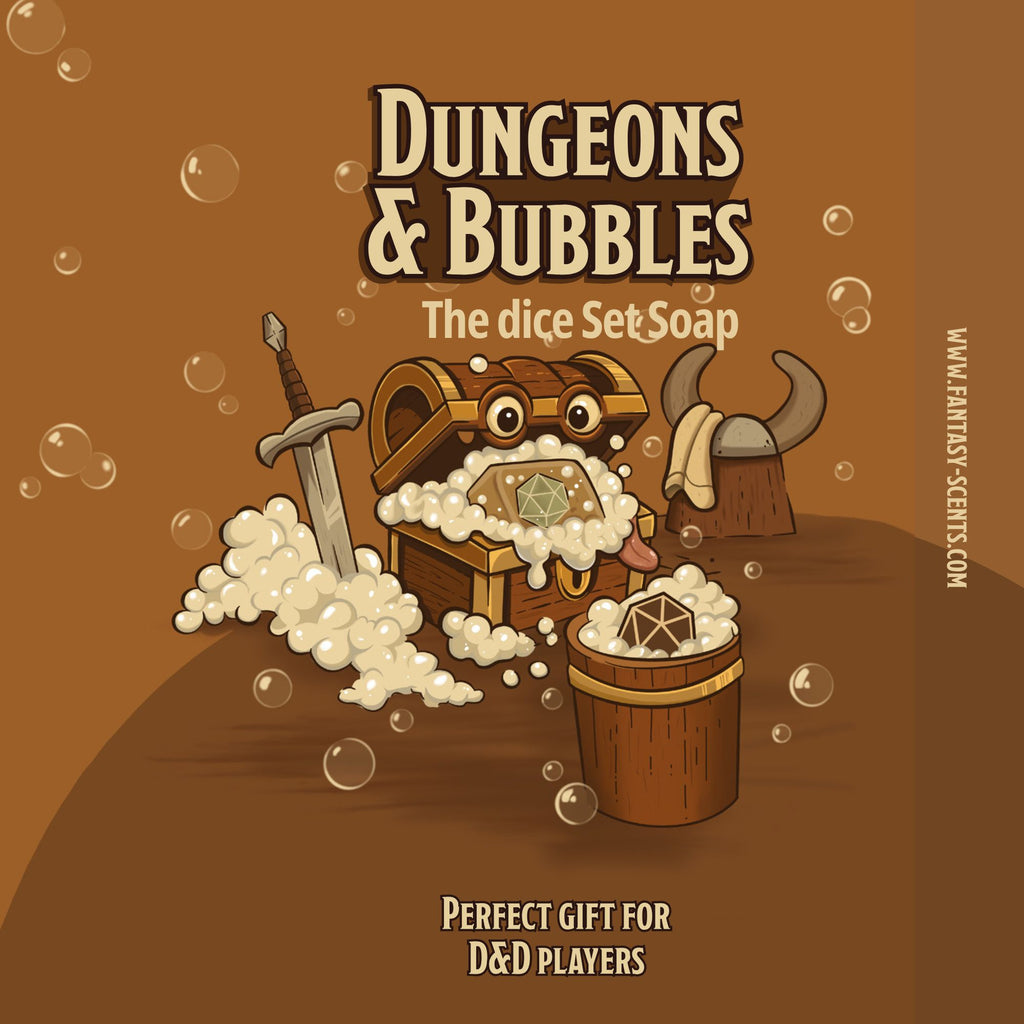 Dungeons and Bubbles The Dice Set Soap - Fantasy Scents